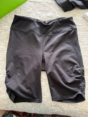 Gaiam Bike Shorts with Ruched sides